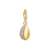 Thomas Sabo Charm pendant shell with white stones gold