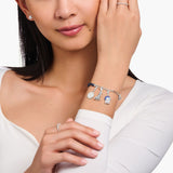 THOMAS SABO Silver Blackened Snowball Charm