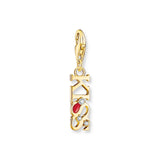 THOMAS SABO Charm Pendant Kiss Gold