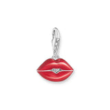 THOMAS SABO Charm Pendant Red Pouting Lips