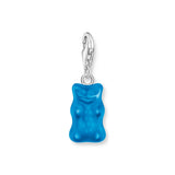 THOMAS SABO Charm pendant goldbears in blue