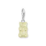 THOMAS SABO Charm pendant goldbears in white