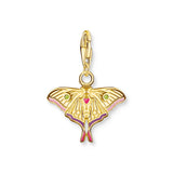 THOMAS SABO Moth Colourful Gold Charm