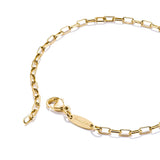 THOMAS SABO Charm bracelet paperclip Gold