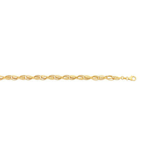 9Ct Gold Silver Filled Bracelet