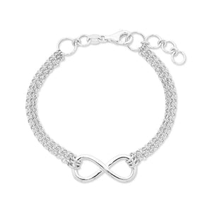 Sterling Silver Infinity Belcher Bracelet