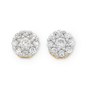9Ct Gold 0.50Ct Diamond Studs