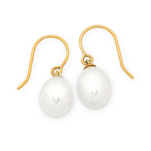 9Ct Gold Freshwater Pearl Earrings