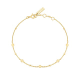 Ania Haie Gold Disc Station Bracelet