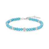 Ania Haie Silver Lab Created Turquoise Bracelet