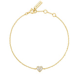 Ania Haie Gold Sweetheart Pave Bracelet