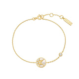 Ania Haie Gold Star Mother-of-Pearl Bracelet