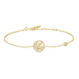 Ania Haie Gold Star Mother-of-Pearl Bracelet