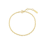 Ania Haie Gold Paper Clip Chain Bracelet