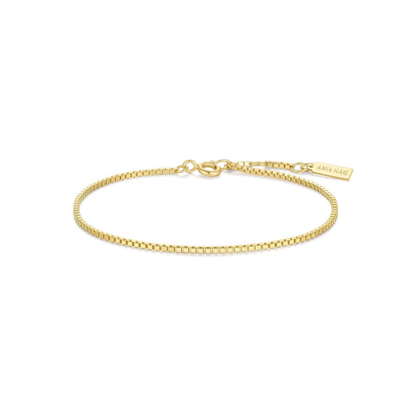 Ania Haie Gold Box Chain Bracelet