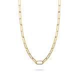 THOMAS SABO Connect Charm necklace paperclip Gold