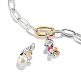 THOMAS SABO Connect Charm Snoopy & Woodstock Christmas PEANUTS