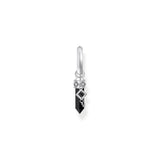 THOMAS SABO Crystal Single Hoop Earring with Black Onyx