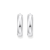 THOMAS SABO Large chunky hoop earrings silver