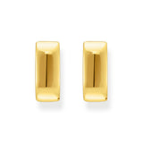 THOMAS SABO Gold Hoop earrings in angular shape Medium