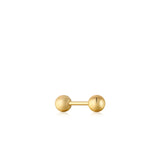 Ania Haie Gold Sphere Barbell Single Earring