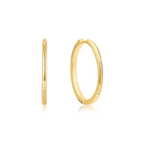 Ania Haie Gold Rainbow Pave Hoop Earrings