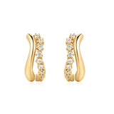 Ania Haie Gold Sparkle Double Huggies