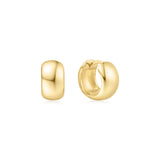 Ania Haie Gold Chubby Small Huggie Hoop Earrings