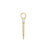 Ania Haie Gold Sparkle Bar Earring Charm