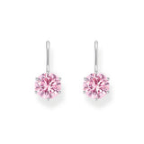 THOMAS SABO Earrings with pink zirconia