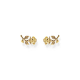 THOMAS SABO Romance Ear studs Gold Rose