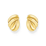 THOMAS SABO Organic shapes ear studs looped