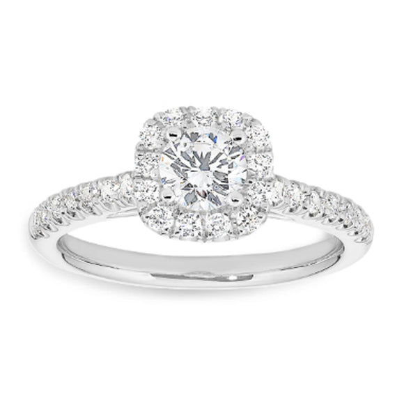 18ct White Gold 0.90ct Diamond Ring