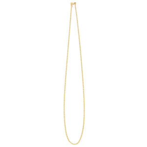 9ct Gold Silver Filled 45cm Chain