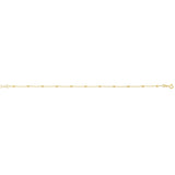 Gold-Plated Sterling Silver Anklet