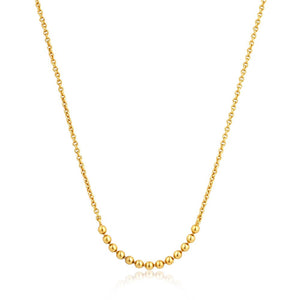 Ania Haie Modern Multiple Balls Necklace - Gold
