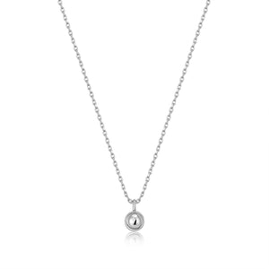 Ania Haie Silver Orb Drop Pendant Necklace