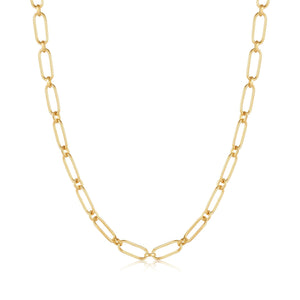 Ania Haie Gold Cable Connect Chunky Chain Necklace
