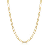 Ania Haie Gold Paperclip Chunky Chain Necklace