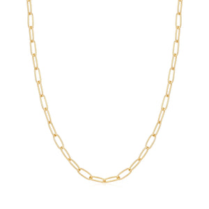 Ania Haie Gold Link Charm Chain Necklace