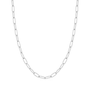Ania Haie Silver Link Charm Chain Necklace