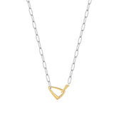 Ania Haie Silver Arrow Link Chunky Chain Necklace