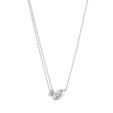 Ania Haie Silver Twisted Wave Mini Pendant Necklace