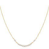 Ania Haie Gold Arc Pave Necklace