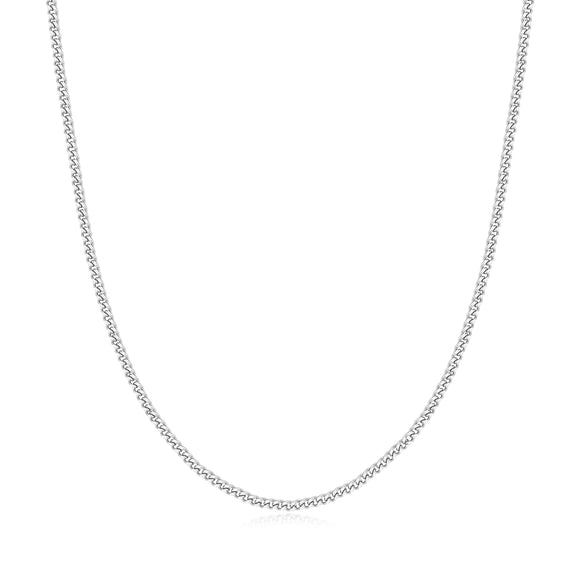 Ania Haie Silver Shiny Curb Necklace