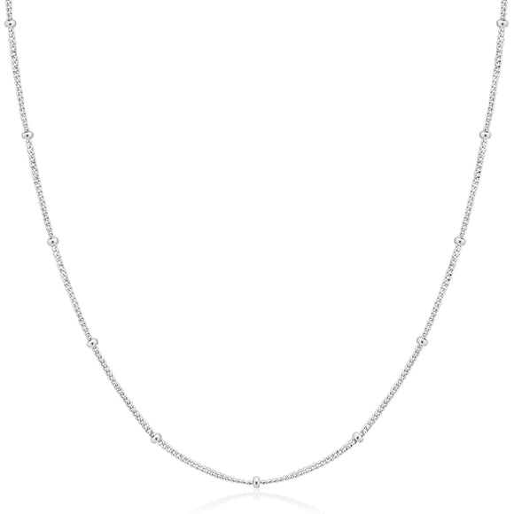 Ania Haie Silver Orb Chain Necklace