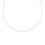Ania Haie Gold Disc Station Necklace