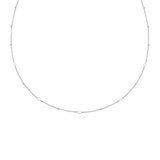 Ania Haie Silver Disc Station Necklace