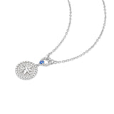 Ania Haie Silver Eight-Pointed Star Signet Necklace