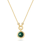 Ania Haie Gold Malachite Reversible Vacation Necklace